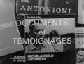 ANTONIONI : DOCUMENTS ET TEMOIGNAGES (STORIA DI UN AUTORE)